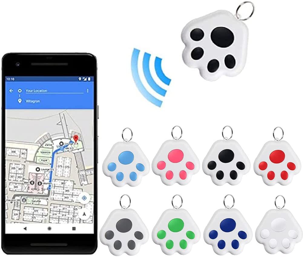 Bluetooth 4.0 Cat Paw Dog Paw Bagages Pet Child Tracker Portable Bluetooth Smart Anti-Perdu Dispositif
