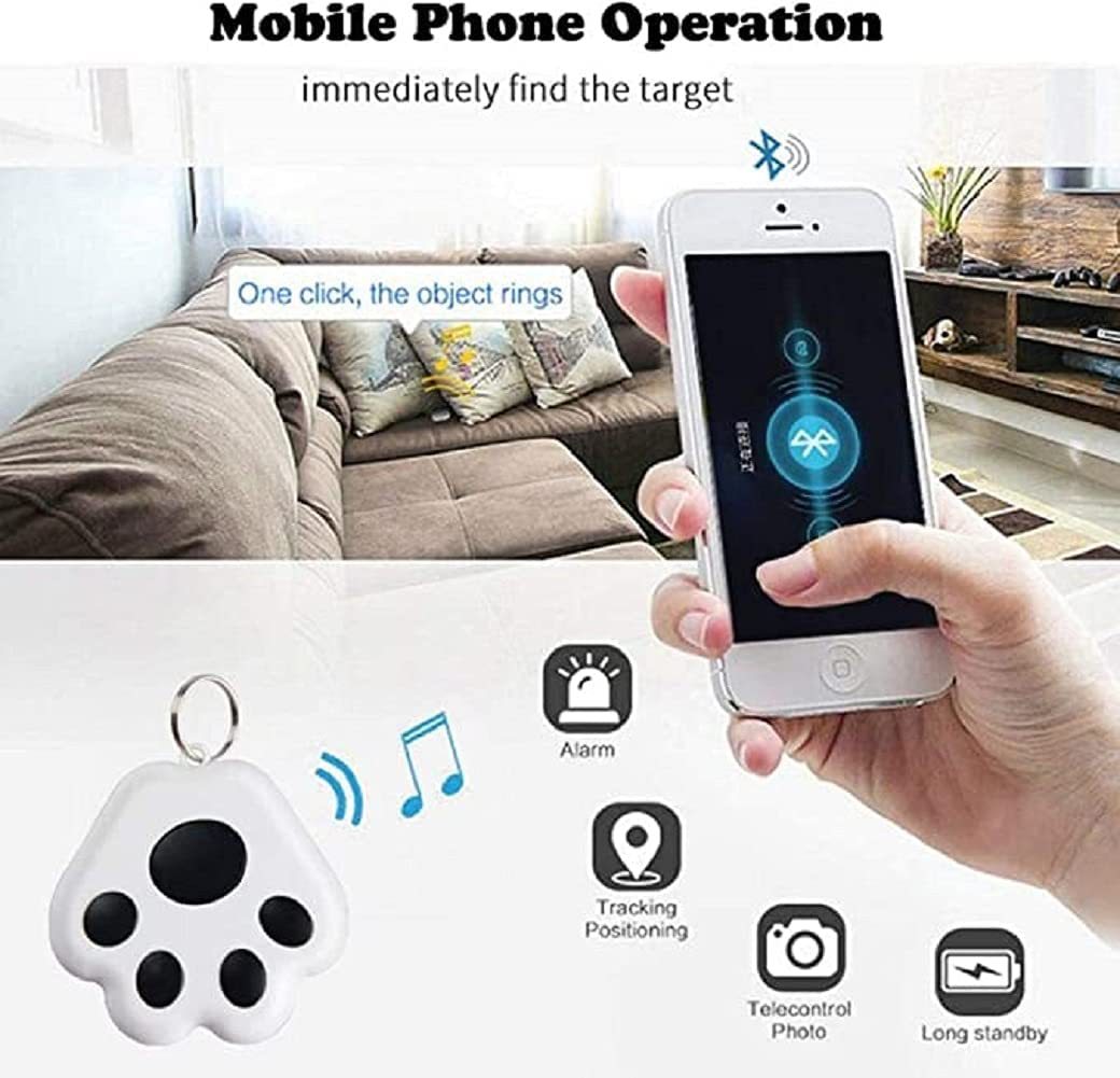Bluetooth 4.0 Cat Paw Dog Paw Bagages Pet Child Tracker Portable Bluetooth Smart Anti-Perdu Dispositif