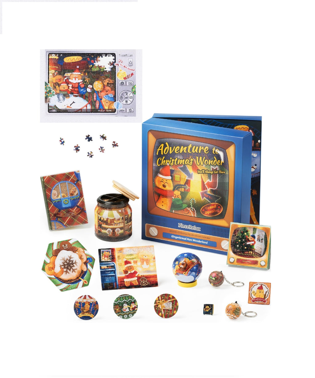 Christmas Advent Calendar - 24 Days Countdown - 3D Puzzle And Jigsaw