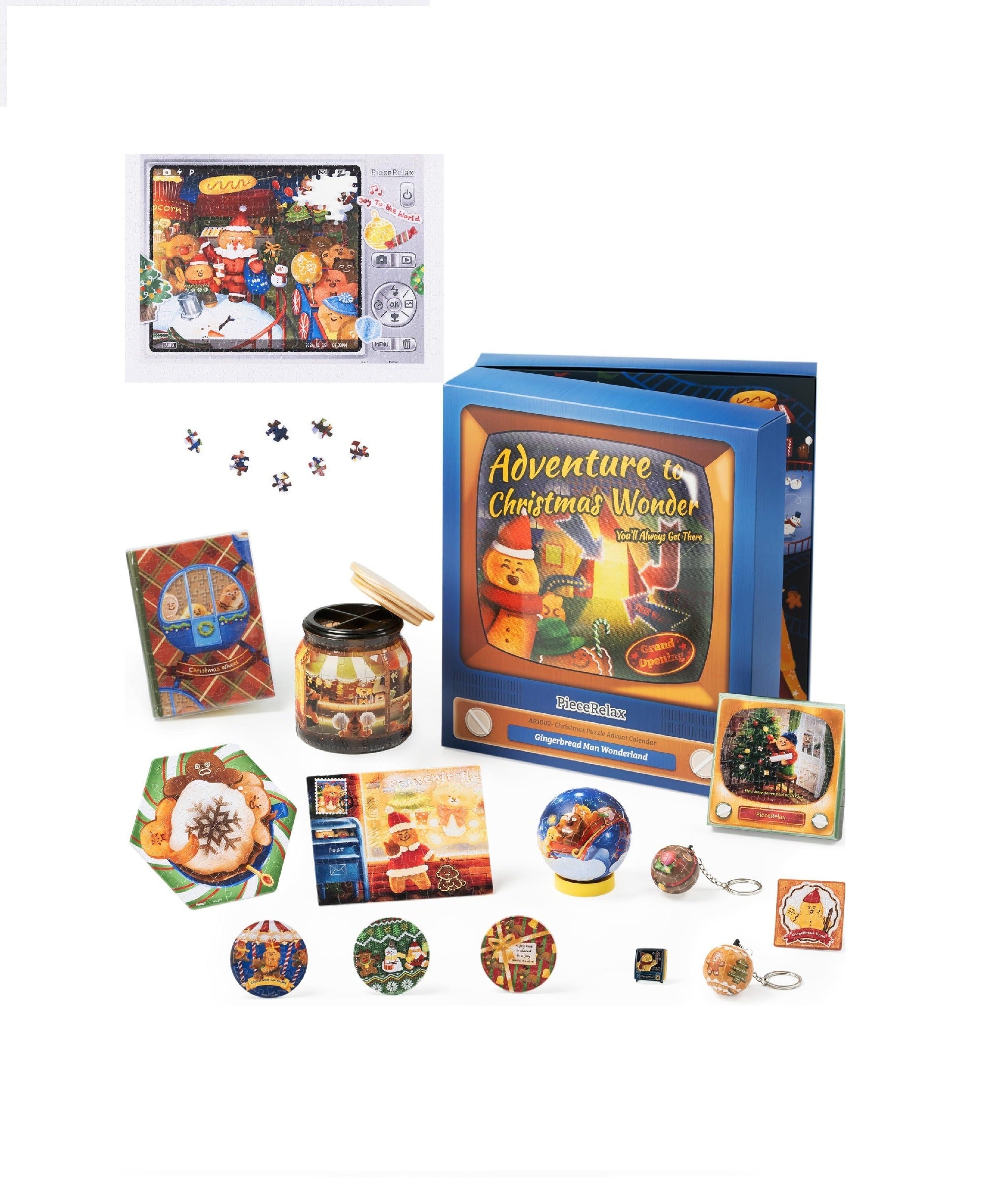 Christmas Advent Calendar - 24 Days Countdown - 3D Puzzle And Jigsaw